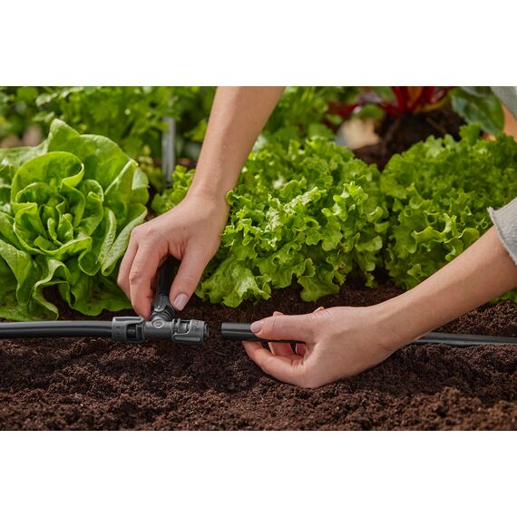 Gardena Micro-Drip-System T-Stück 13 mm (1/2 Zoll): Verbindungsstück für 13 mm Verlegerohre, T-förmige Abzweigung, automatische Bewässerung, wiederverwendbar (13201-20)