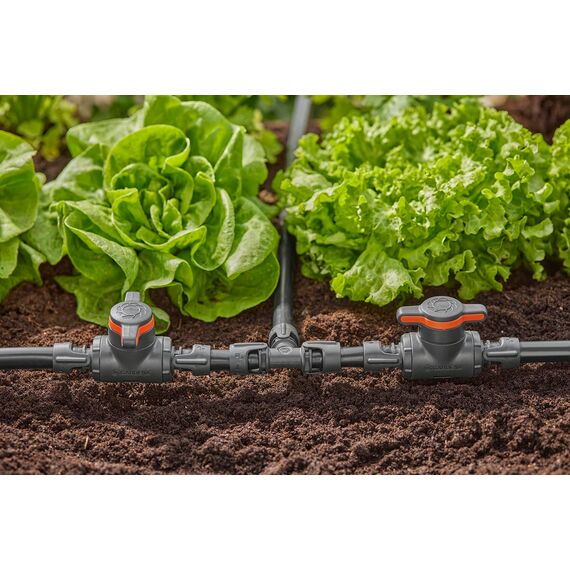 Gardena Micro-Drip-System T-Stück 13 mm (1/2 Zoll): Verbindungsstück für 13 mm Verlegerohre, T-förmige Abzweigung, automatische Bewässerung, wiederverwendbar (13201-20)