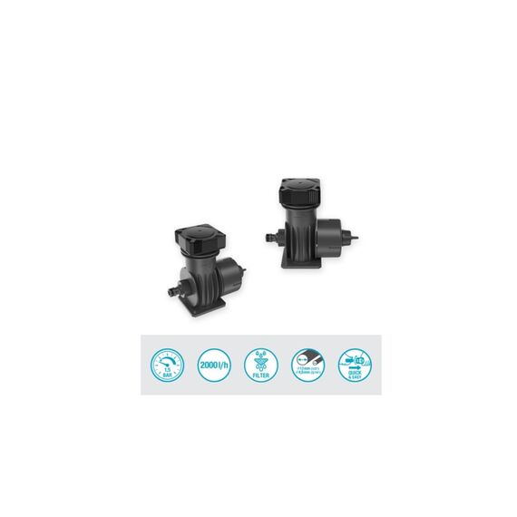 Gardena Micro-Drip-System Basisgerät 2000: Grundgerät zur Druckreduzierung, Wasserdurchfluss ca. 2.000 l/h, Quick & Easy-Verbindungstechnik (1354-20)