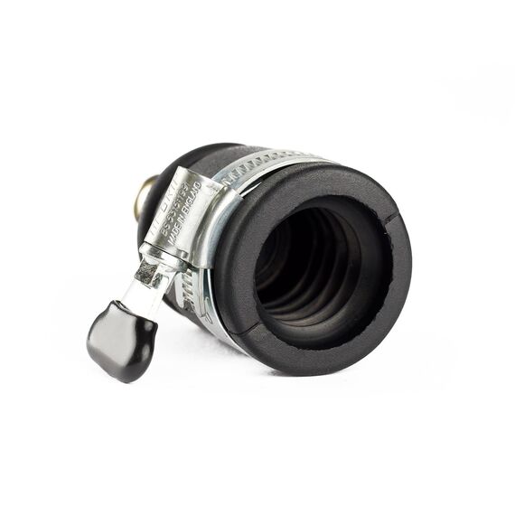 C.K Wasserhahnanschluss aufsteckbar | 20-30 mm Durchmesser | Massives Messing | Sicher & Strapazierfähig | Sicheres Fixieren | Robust & Korrosionsbeständig, Schwarz/Silber/Gold