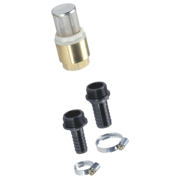 Gardena Saugfilter mit Rückflussstopp, 19 mm (3/4 Zoll) / 25 mm (1 Zoll): Effizienter Schlauchfilter zum Anschluss an den Saugschlauch, robust (1728-20)