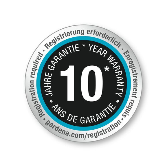 Gardena Schlauch-Regner: Feiner Sprühregner für die Bewässerung länglicher, schmaler Zonen, Länge 15 m, anschlussfertig ausgestattet, braun, individuell verkürz- oder verlängerbar (1999-20)