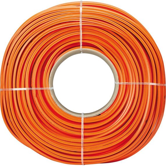 Gardena Schlauch-Regner: Sprühregner für lange, schmale Beete und Zonen, pflanzenschonender feiner Sprühnebel, Meterware ohne Armaturen, 100 m, orange, individuelle Längenanpassung (997-22)