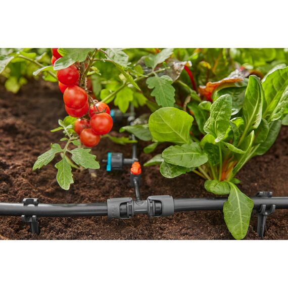 Gardena Micro-Drip-System Reduzier-T-Stück: Praktische T-Verbindung für den Übergang von 13-mm-Rohr zu einem 4.6-mm-Rohr, Quick & Easy Verbindungstechnik, wiederverwendbar (13204-20) (Packung mit 3)