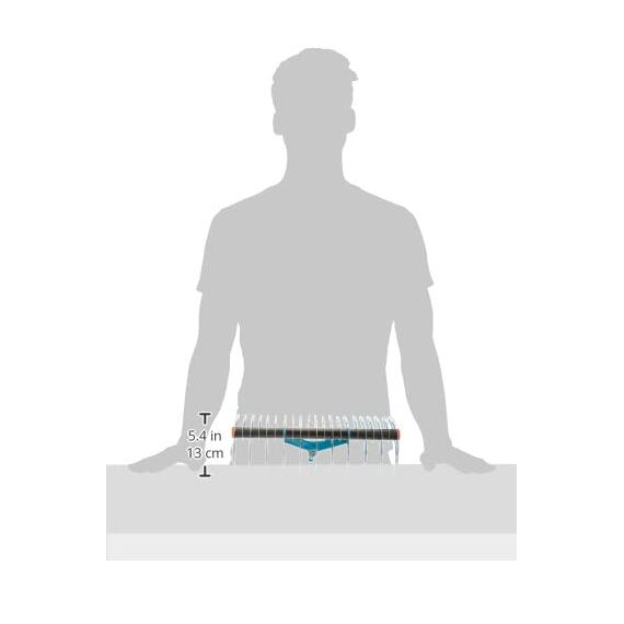 Gardena combisystem-Schneidrechen: Rechen zur Beseitigung von Moos und Rasenfilz, 35 cm Arbeitsbreite, aus hochwertigem Qualitätsstahl, auch zum Rechen von Unrat und Steinen geeignet (3392-20)