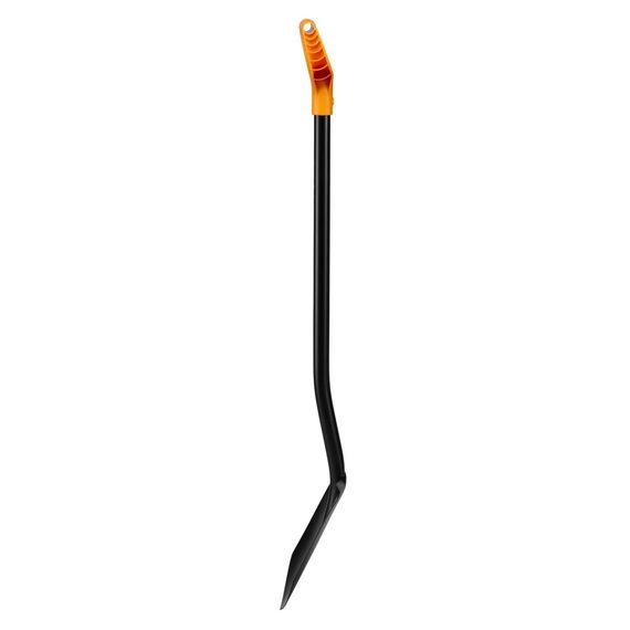 Fiskars Gärtnerspaten für harte, steinige Böden, Spitz, Länge 116,6 cm, Hochwertiges Stahl-Blatt/Kunststoff-Stiel, Schwarz/Orange, Solid, 11066716