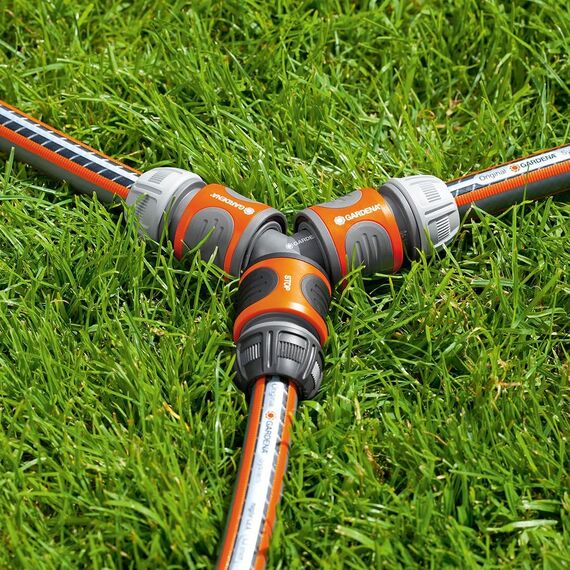 Gardena Reparator 13 mm (1/2 Zoll) und 15 mm (5/8 Zoll): Schlauchreparatur schnell und einfach ohne Werkzeug, Power Grip, hohe Haltekraft, verpackt (18232-20) (Packung mit 4)