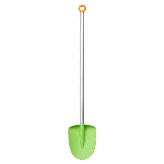 Fiskars Kinder-Spaten, Länge: 91 cm, Kunststoff-Blatt/Aluminium-Stiel, Grün/Orange, MyFirst Fiskars, 1001420