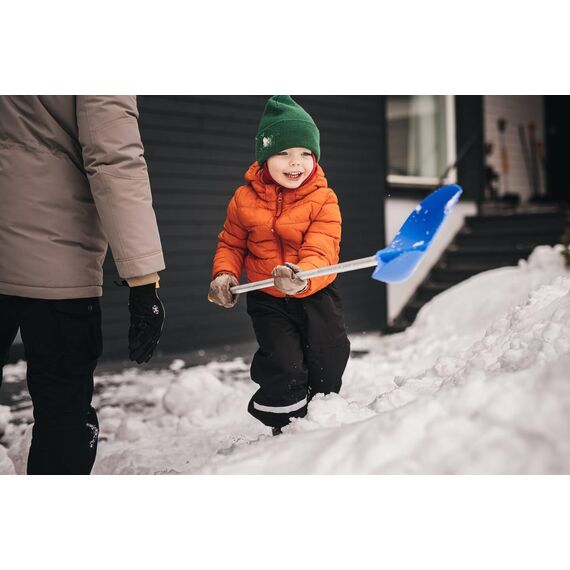 Fiskars Kinder-Schaufel, Länge: 88 cm, Kunststoff-Blatt/Aluminium-Stiel, Blau/Orange, MyFirst Fiskars, 1001421