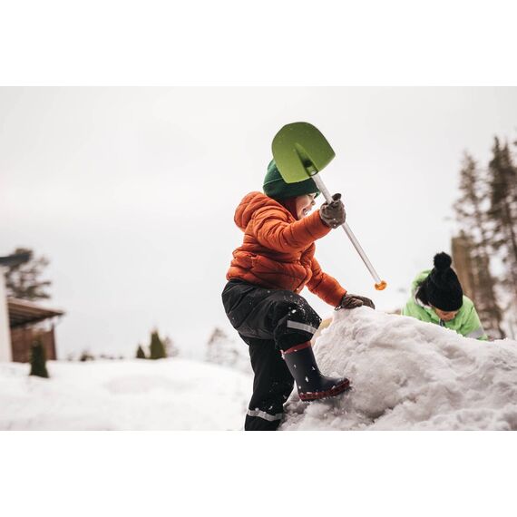 Fiskars Kinder-Spaten, Länge: 91 cm, Kunststoff-Blatt/Aluminium-Stiel, Grün/Orange, MyFirst Fiskars, 1001420