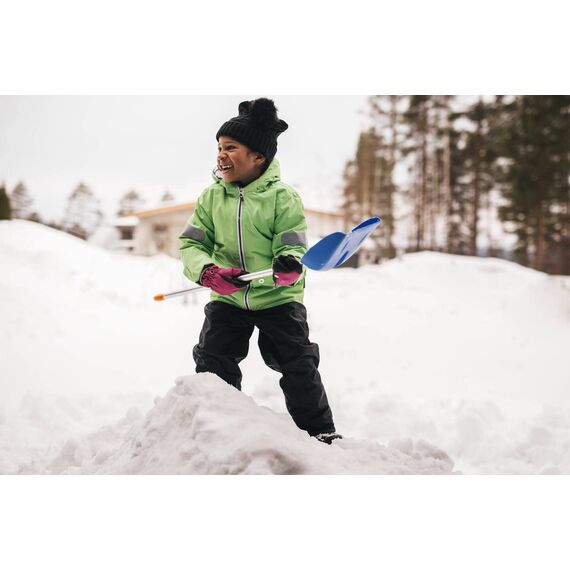 Fiskars Kinder-Schaufel, Länge: 88 cm, Kunststoff-Blatt/Aluminium-Stiel, Blau/Orange, MyFirst Fiskars, 1001421