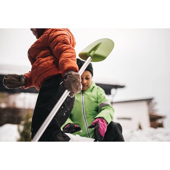 Fiskars Kinder-Spaten, Länge: 91 cm, Kunststoff-Blatt/Aluminium-Stiel, Grün/Orange, MyFirst Fiskars, 1001420