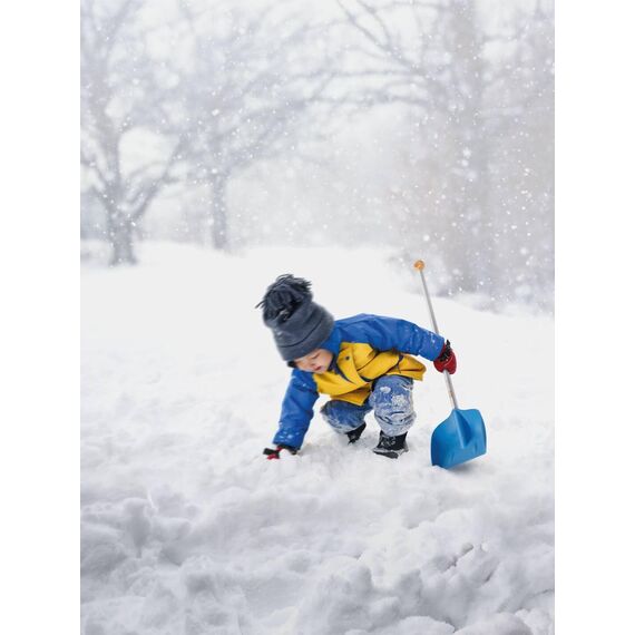 Fiskars Kinder-Schaufel, Länge: 88 cm, Kunststoff-Blatt/Aluminium-Stiel, Blau/Orange, MyFirst Fiskars, 1001421