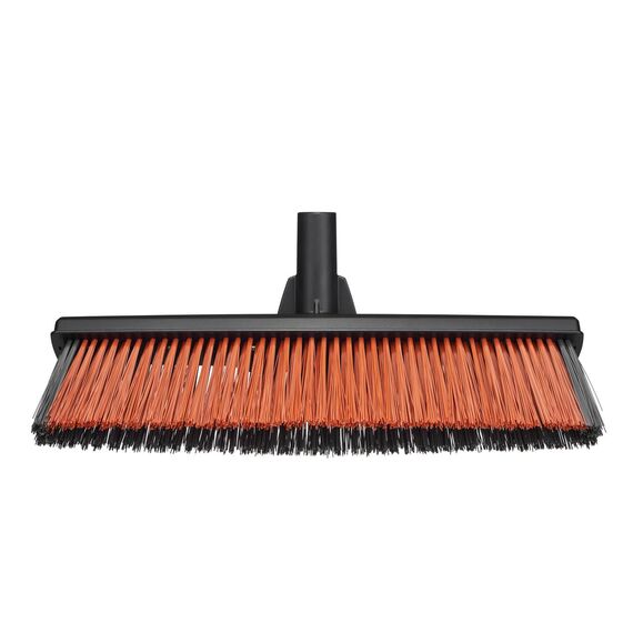Fiskars Allzweckbesen-Kopf mit Powerclean-Borsten, Breite: 47 cm, L, Kunststoff, Schwarz, Solid, 1025931