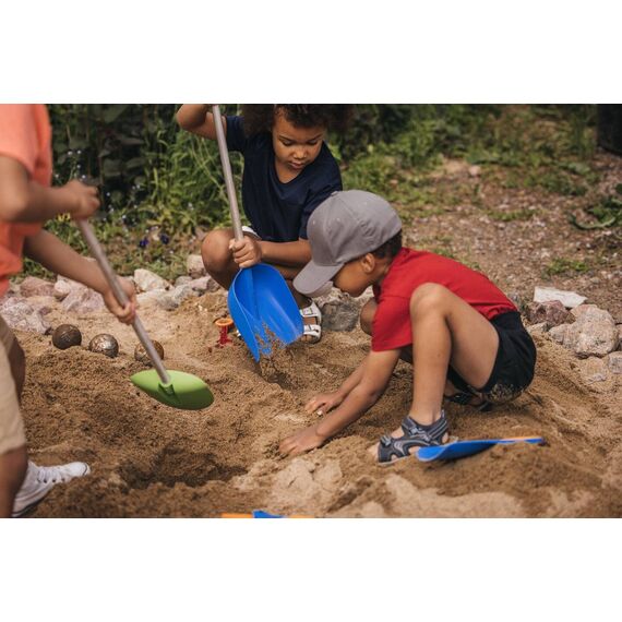 Fiskars Kinder-Schaufel, Länge: 88 cm, Kunststoff-Blatt/Aluminium-Stiel, Blau/Orange, MyFirst Fiskars, 1001421