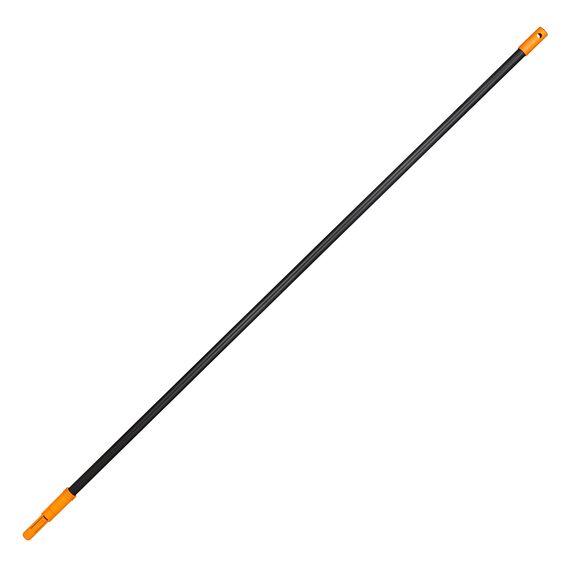 Fiskars Laubbesen, 25 Zinken, Länge: 170 cm, Breite: 41,5 cm, Kunststoff-Zinken/Aluminium-Stiel, Schwarz/Orange, M, Solid, 1003464