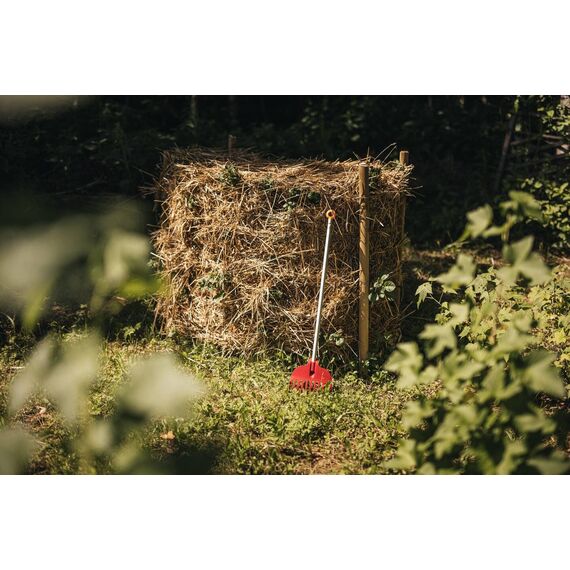 Fiskars Kinder-Laubbesen, Mit 11 Zinken, Länge: 86 cm, Kunststoff-Zinken/Aluminium-Stiel, Rot/Grau/Orange, MyFirst Fiskars, 1001419