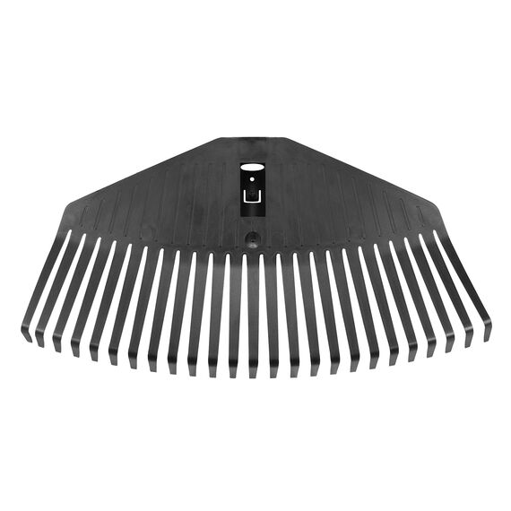 Fiskars Laubbesen, 25 Zinken, Länge: 170 cm, Breite: 41,5 cm, Kunststoff-Zinken/Aluminium-Stiel, Schwarz/Orange, M, Solid, 1003464