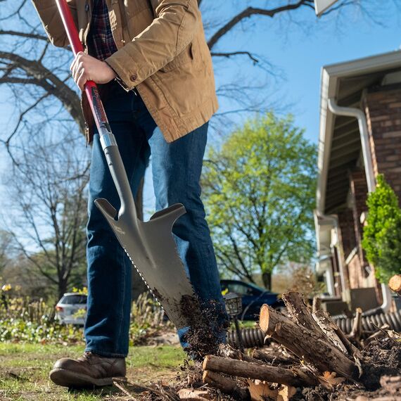 Radius Garden 22511 Root Slayer XL Wurzel-Spaten, Rot