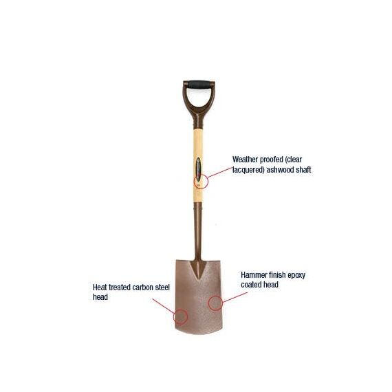 Spear & Jackson 4190NB Elements Grabespaten mit Karbonprofil