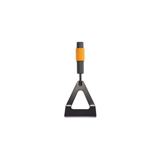 Fiskars Jätschuffel (Dutch Hoe), Gerätekopf, Breite: 12,5 cm, Borstahl-Kopf, Schwarz/Orange, QuikFit, 1000676