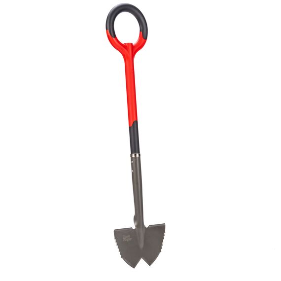 Radius Garden 22611 Root Slayer Carbon Stahl Rasenkantenstecher, Rot