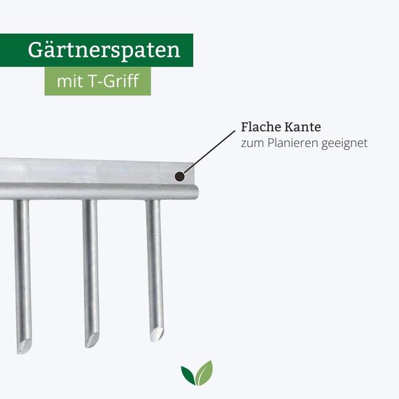 Rekord Aluminium Gartenrechen (62 cm Arbeitsbreite) – Leichter 16-Zinken-Rechen ohne Stiel | ideal für Laub, Rasenschnitt & Planierarbeiten | Stabiler Gartenrechen aus Aluminium