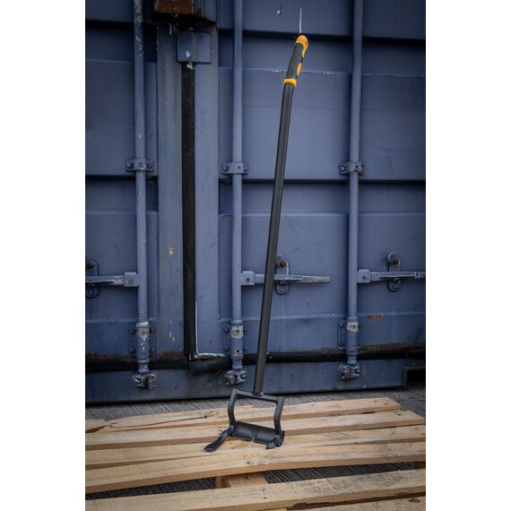 Roughneck Palettenheber 43“ (Länge 1100 mm, Brecheisen für Abbrucharbeiten + Paletten, großer Backenabstand speziell für Paletten, Nageleisen, pulverbeschichtet) 484140