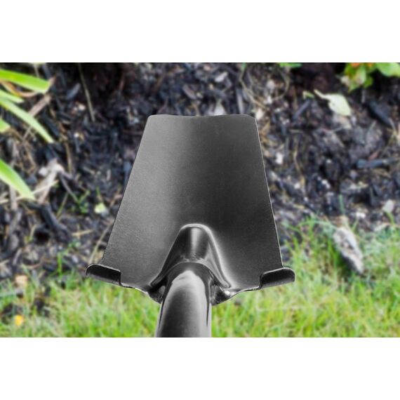 VERTO Profiwerkzeug für mehrere Einsatzbereiche im Garten und BAU - Spatenschaufel Schippe mit ergonomischem Holzstiel Gartenwerkzeuge Handwerkzeuge