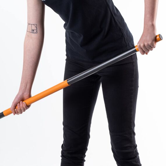 KADAX Rechen, Gartenharke aus Metall, breite Harke mit 154,5 cm langem Metallstiel, Gartengerät zum Jäten, düngen, Gartenrechen für Rasen und Blätter (Rechteckig 16 Zinken)