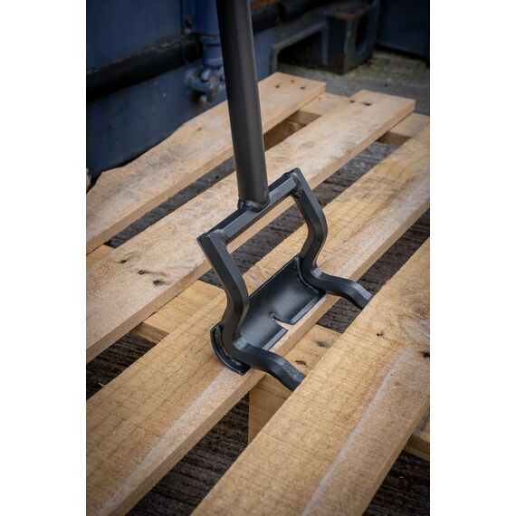 Roughneck Palettenheber 43“ (Länge 1100 mm, Brecheisen für Abbrucharbeiten + Paletten, großer Backenabstand speziell für Paletten, Nageleisen, pulverbeschichtet) 484140