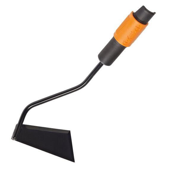 Fiskars Schuffel, Gerätekopf, Breite: 13 cm, Stahl, Schwarz/Orange, QuikFit, 1000682