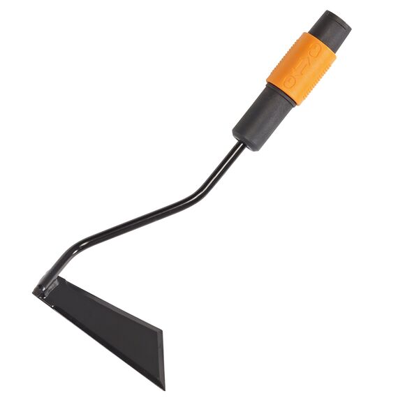 Fiskars Schuffel, Gerätekopf, Breite: 13 cm, Stahl, Schwarz/Orange, QuikFit, 1000682