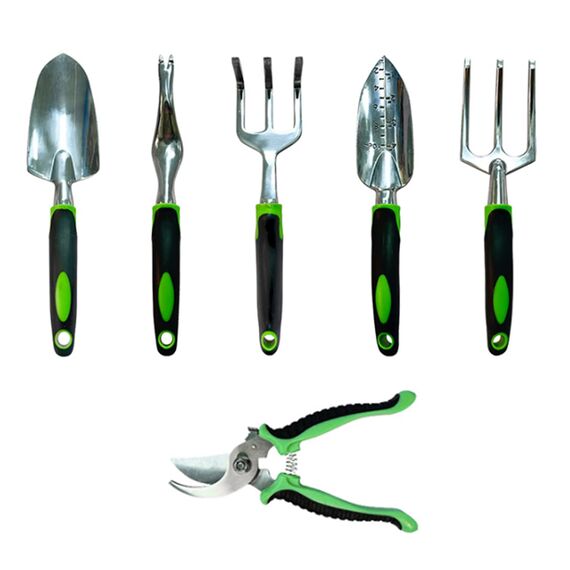 Gardening Hand Tools 6 Pieces Garden Tool Set Outdoor Hand Tools Heavy Duty Garden Tool Set Garden Tool Kit Gifts for Parents and Kids