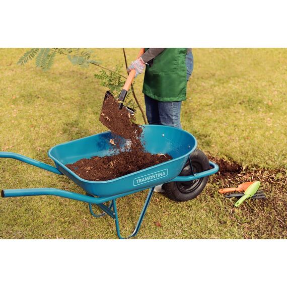 Tramontina 3-teiliges Gartenwerkzeug-Set aus Kunststoff, Handgartenkelle, Grubber, Pflanzkelle, ergonomischen Griffe