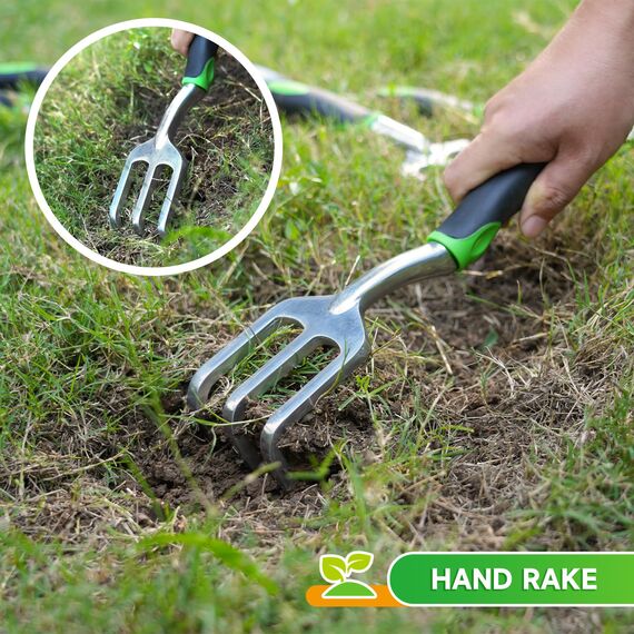 Gardening Hand Tools 6 Pieces Garden Tool Set Outdoor Hand Tools Heavy Duty Garden Tool Set Garden Tool Kit Gifts for Parents and Kids