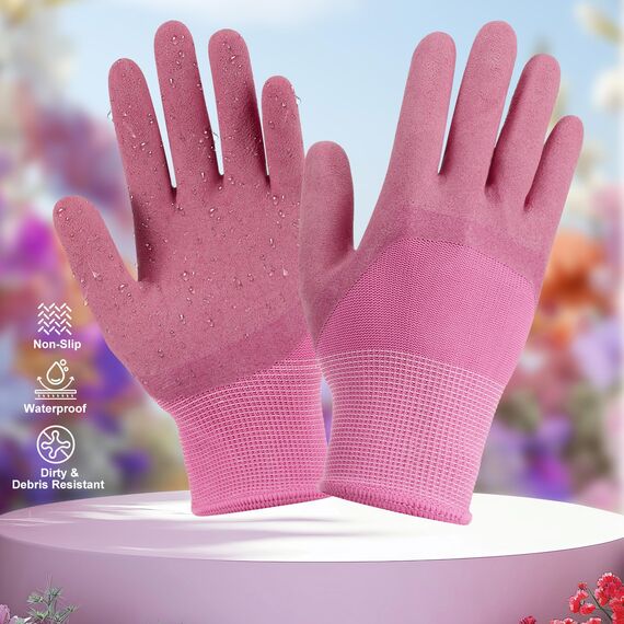 Housolution Gartengeräte-Set, 10PCS Gartenarbeit-Handwerkzeug-Set, Robustes Gartenzubehör für Blumen mit Anti-Rutsch-Gummigriff Tote Bag,Gartenarbeit Tool Set Geschenke für Frauen Geburtstag Muttertag