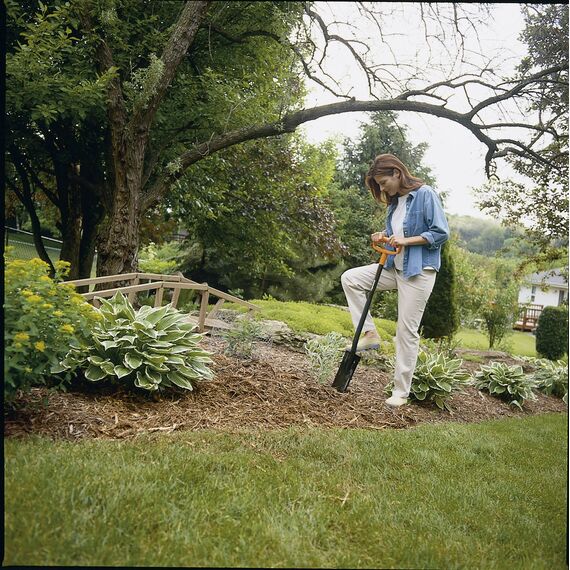 Fiskars 117,8 cm Stahl-D-Griff Umpflanzspaten