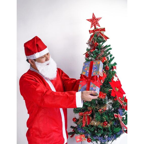 Gartengeschenke für Frauen, 6-teiliges Gartengeräte-Set mit Blumendruck, inklusive Kelle, Gabel, Schere, 2 Kerzen und Handschuhe, Muttertags-Geburtstagsgeschenke für Mutter, Gärtnerinnen (lila)