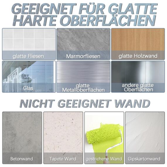 3-H Besenhalterung Wand Selbstklebend, Wandhalterung Besen ohne Bohren, Gerätehalter 24 Stück Set, Besenhalter für Gartengeräte, Werkzeugehlter für Badezimmer Küche Zuhaus Garten Garage, Cremeweiß