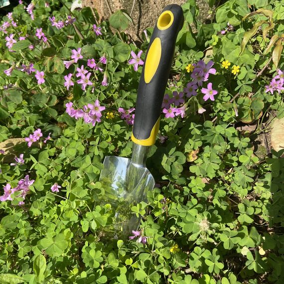 Gartenschaufel, Handkelle, Mini-Schaufel, Gartenwerkzeug, Aluminiumguss, robustes Gartenwerkzeug, Eintopfwerkzeug, Gartenhandkelle zum Graben und Pflanzen