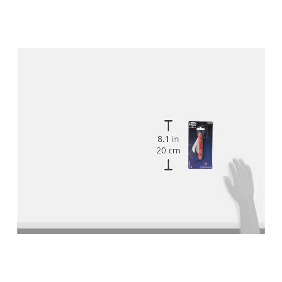 FELCO 3.90 60 Okulier- und Schneidmesser (Länge 100 mm, Klinge 57 mm, Schneidmesser für Pfropfungen, Klinge stark gebogen, Gartenmesser aus Edelstahl)