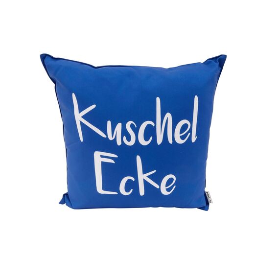 CB Home & Style Outdoor Garten Kissen Wasserabweisend Wasserfest 45 x 45 cm mit Füllung (Kuscheleckeblau)