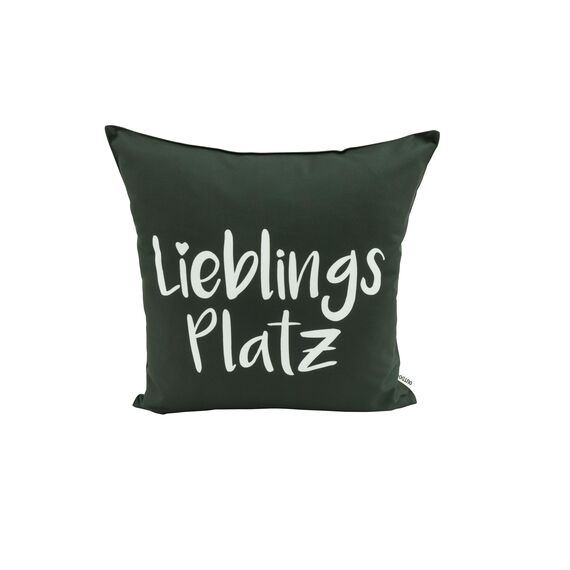 CB Home & Style Outdoor Garten Kissen Wasserabweisend Wasserfest 45 x 45 cm mit Füllung (LieblingsplatzAnthrazit)