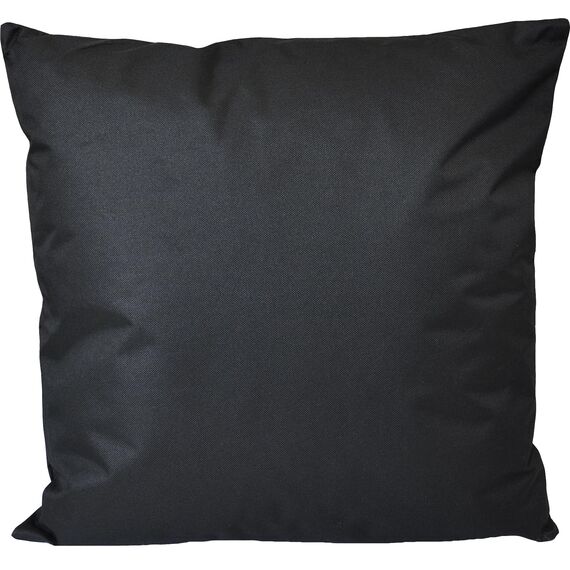 Coen Bakker Outdoor Lounge Kissen 45x45cm Dekokissen Inkl. Füllung Wasserfest Sitzkissen Garten Stuhl Lotus Effekt, Farbe:Schwarz