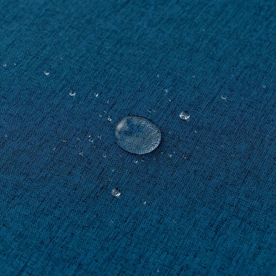 EMEMA Kissenbezug Outdoor Wasserdicht Sofakissen Wasserfest Dekokissen Kissenbezüge Dekorativ Kissen Kissenhülle aus Polyster für Garten Sofa Wohnzimmer Bett 2er Set 40x40 cm Navy blau