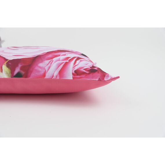 CB Home & Style Outdoor Garten Kissen Wasserabweisend Wasserfest 45 x 45 cm mit Füllung (Pfingstrose1)