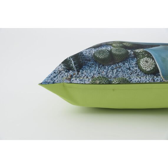 CB Home & Style Outdoor Garten Kissen Wasserabweisend Wasserfest 45 x 45 cm mit Füllung (Kaktus1)