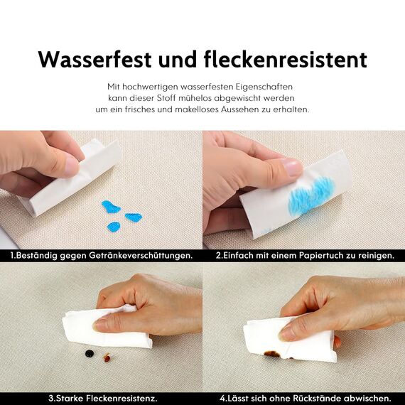 Cirzone Wasserdichte Kissenbezug 4 Stück 45 x 45 cm Dekorative Outdoor Kissen Wasserfest Atmungsaktiv Vögel und Blumen Kissenbezug Werden für Sofakissen Garten Outdoor