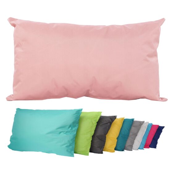 JACK Outdoor Lounge Kissen 30x50cm Dekokissen inkl. Füllung Wasserfest Sitzkissen Garten Stuhl Lotus Effekt, Farbe:Altrosa